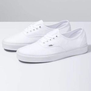 NWT Authentic True White Vans